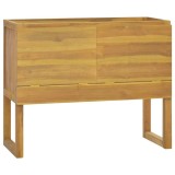 Cumpara ieftin Dulap de baie, 90x40x75,5 cm, lemn masiv de tec