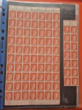 Timbre naziste 1940-45, din seriile ,, H, culori schimbate&#039;&#039;