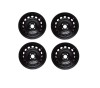 Set 4 Jante Tabla 15 inch 4x100 Dacia Logan 1 ALM Negre ET50