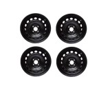 Set 4 Jante Tabla 15 inch 4x100 Dacia Logan 1 ALM Negre ET50