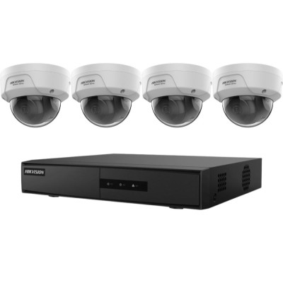 Sistem supraveghere IP Hikvision, 4 camere 4MP, IR 30m, NVR 4 canale 6MP SafetyGuard Surveillance foto
