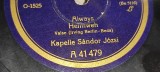 nr. 27 - placa PATEFON / GRAMOFON --- ( titlul in poze fata / verso )