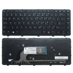 Tastatura laptop HP ProBook 430 G3 neagra US cu iluminare foto