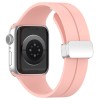 Curea pentru Apple Watch 1/2/3/4/5/6/7/8/9/SE/SE 2/Ultra/Ultra 2 (42/44/45/49mm) - Techsuit Watchband (W011) - Pink