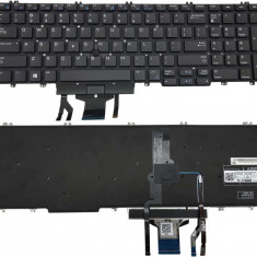Tastatura Laptop, Dell, Precision 7730, 7740, 7530, 7540, 06P79, 006P79, 0DK60, 00DK60, 266YW, 0266YW, iluminata, layout US