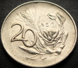 Cumpara ieftin Moneda exotica 20 CENTI - AFRICA de SUD, anul 1965 * cod 4140