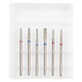 Cumpara ieftin Capete Freza Unghii LUXORISE #14, set 6 buc