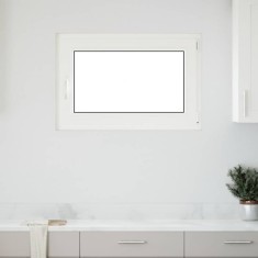 vidaXL Fereastră de subsol &bdquo;RISOR&rdquo; 90x50 cm oscilo-batantă DIN dreapta, albă 4108357