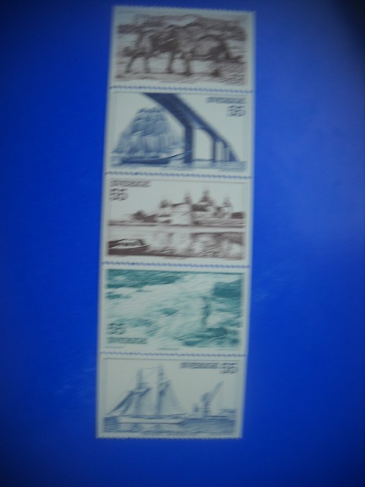 HOPCT TIMBRE SUEDIA MNH 1118 TURISM IN SUD EST -STREIF -5 VAL 1972-NESTAMPILAT