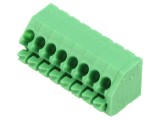 Conector PHOENIX CONTACT regletă PCB 8 pini 8A 400V cod 1985250 cositorit