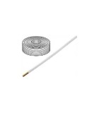 Cablu telefon 4 fire pentru telecomunicatii litat 4x28AWG alb