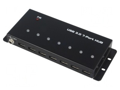 Hub USB Industrial 2.0 Fixat pe Blat 480Mbps foto