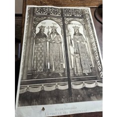 Manastirea Curtea de Argeș planșa cu heliogravura / 7 / după cliseu fotografic realizat de fotograful curții regale, I. Spirescu