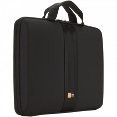 Geanta laptop cu manere, 21MAR1021, 36.1x27.9x4.6 cm, 13.3 inch, Case Logic by AleXer, EVA, Negru, breloc inclus foto