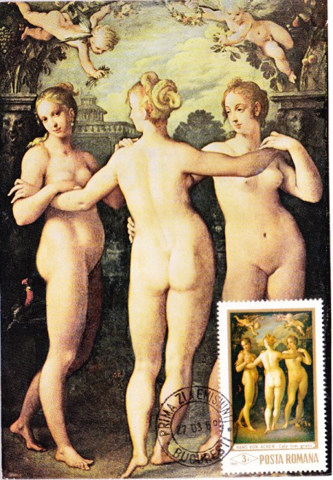 AMS - ILUSTRATA MAXIMA JOHANN HANS VON ACHEN - CELE TREI GRATII, PRIMA ZI 1960