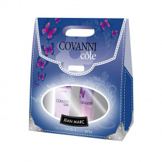 Set Cosmetice Femei JEAN MARC Covanni Cote, Parfum 50 ml si Spray Deodorant de Corp 75 ml, Set Cadou Cosmetice pentru Ingrijire Corporala Femei, Set C