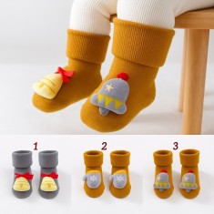 SET de 3 perechi de sosetele flausate pentru bebelusi - Jucarioare de Craciun