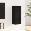 Dulap de perete, negru, 35x34x90 cm, lemn prelucrat, vidaXL