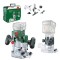BOSCH Set combinat de masina de frezat compatibila cu acumulator Li-Ion 18V