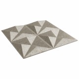 vidaXL Panouri de perete 12 pcs Beton Origami 50 x 50 cm Spumă XPS 42046067