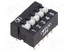 Intrerupator DIP, 2 pozitii, montare THT, 5 sectiuni, OMRON OCB - A6E-5104-N