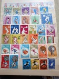 Lot 68 Timbre Romania -Sport stampilate fără dubluri