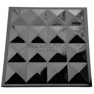 Matrite Panouri Decorative 3D, Model Mini Piramide, 50x50x2cm foto