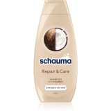 Schwarzkopf Schauma Repair &amp; Care Sampon pentru par uscat si deteriorat cu cocos 400 ml