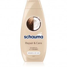 Schwarzkopf Schauma Repair & Care Sampon pentru par uscat si deteriorat cu cocos 400 ml
