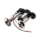 Claxon bitonal cu 2 goarne, Super Puternic, 178db, alimentare 12V, CU COMPRESOR