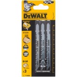 DeWalt T144DF - Set panze fierastrau pendular tija cu un prag de prindere (T) 100 mm lemn taiere dreapta grosiera 3 bucati