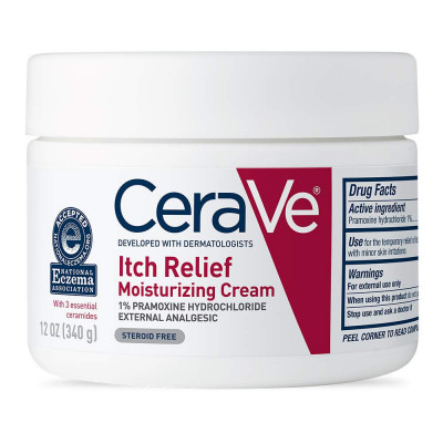 Crema de Corp, CeraVe, Itch Relief Moisturizing Cream, Calmeaza si Hidrateaza Pielea, Impotriva Manc foto