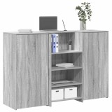 VidaXL Birou de recepție Gri Sonoma 155x50x103,5 cm Lemn prelucrat