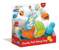 Baby Clementoni - Jucarie De Tras Catelus Interactiv