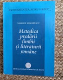 METODICA PREDARII LIMBII SI LITERATURII ROMANE-VALEIU MARINESCU