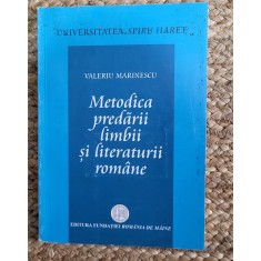 METODICA PREDARII LIMBII SI LITERATURII ROMANE-VALEIU MARINESCU