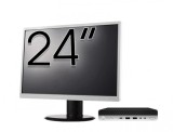 Pachet PC Refurbished HP ProDesk 600 G4 Mini, Intel Core i5-8500T 2.10 - 3.50GHz, 8GB DDR4, 256GB SSD + Monitor 24 Inch + Windows 10 Pro NewTechnology