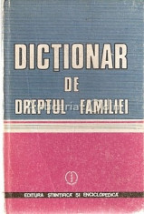 Dictionar De Dreptul Familiei - Gheorghe Grigore, Constantin Pirlea foto
