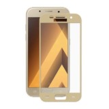Folie din sticla 3D compatibila cu Samsung Galaxy A5 2017 - Contur Gold