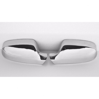Set ornamente cromate din otel pentru oglinzi, compatibile Audi A4 B8 (2010 - 2015), 2 bucati foto