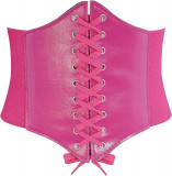 Curele de corset pentru femei, centura de talie largă elastică din piele Waspie, Oem