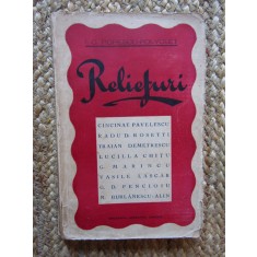 RELIEFURI - I. C. POPESCU-POLYCLET CU DEDICATIE SI AUTOGRAF