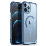Husa pentru iphone 16 pro max - supcase unicorn beetle slim clear magsafe - azure