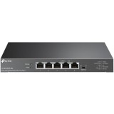 Comutator TP-LINK TL-SG105PP-M2, 5x2,5G(4xPOE++), carcasa metalica, desktop, negru