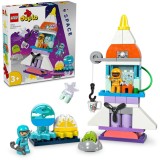 Aventura cu naveta spatiala​ 3 IN 1 10422, 58 piese, Duplo, LEGO