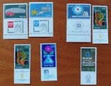 ISRAEL -LOT MIC de -&#039;&#039;7Timbre-f. vechi din div. perioada monedei LIRA si cota mare de cat. cuTABS&#039;&#039;-MNH LUX -NESTAMPIL.-VEZI SCAN
