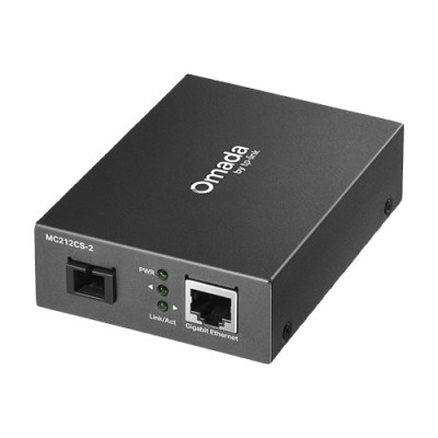Media Convertor WDM Gigabit RJ45 - Single-mode SC Bi-directional, 2 km - TP-Link Omada MC212CS-2 foto