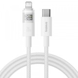 Cablu Date si Incarcare USB-C - USB-C Baseus Display 2, 100W, 2m, Alb P10382702211-01