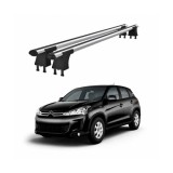 Set bare transversale aluminiu cu prindere in puncte fixe compatibile Citroen C4 Aircross 2012-> negre sau argintii Cod: 120101 Kit 202