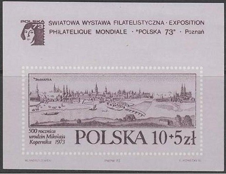 Polonia 1973 - Expo.filatelica Bloc Yv.62 neuzat,nedantelat,perfecta stare(Z)